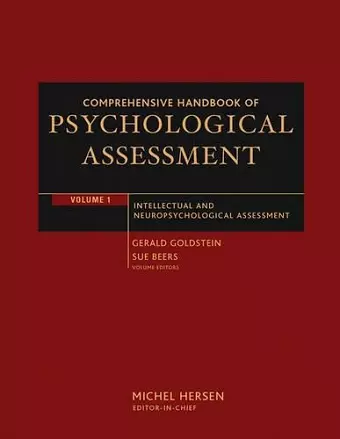 Comprehensive Handbook of Psychological Assessment, Volume 1 cover