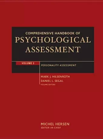 Comprehensive Handbook of Psychological Assessment, Volume 2 cover