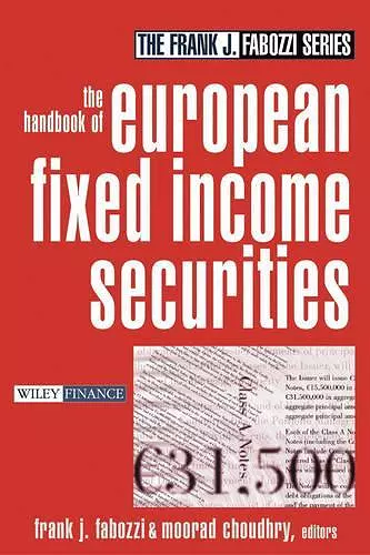 The Handbook of European Fixed Income Securities cover