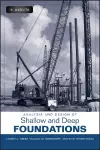 Analysis and Design of Shallow and Deep Foundations cover