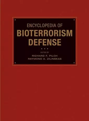 Encyclopedia of Bioterrorism Defense cover