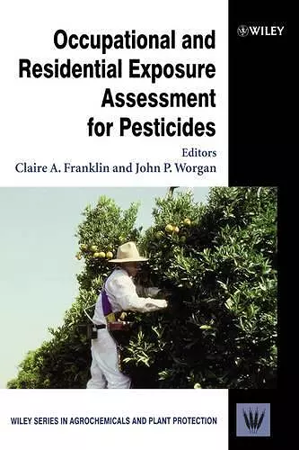 Occupational and Residential Exposure Assessment for Pesticides cover