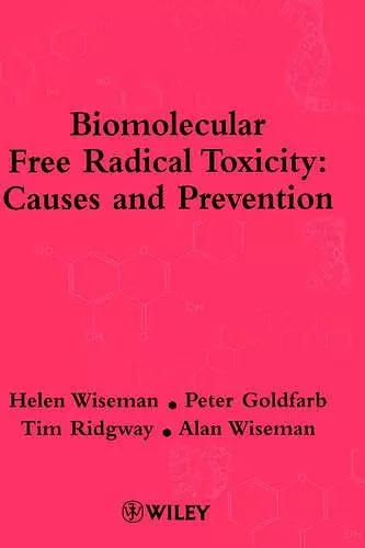 Biomolecular Free Radical Toxicity cover