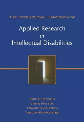 International Handbook of Applied Research in Intellectual Disabilities cover