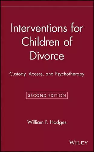 Interventions for Children of Divorce cover