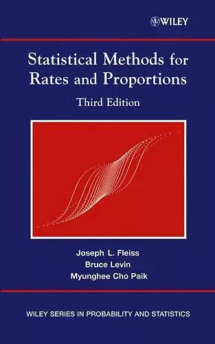 Statistical Methods for Rates and Proportions cover