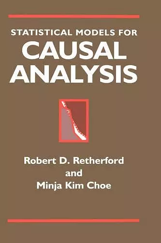 Statistical Models for Causal Analysis cover