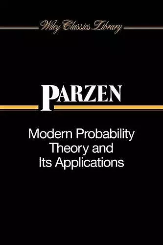 Modern Probability Theory and Its Applications cover