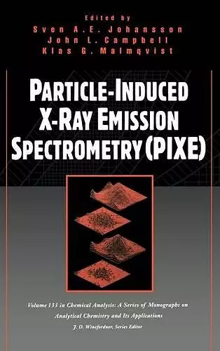 Particle-Induced X-Ray Emission Spectrometry (PIXE) cover