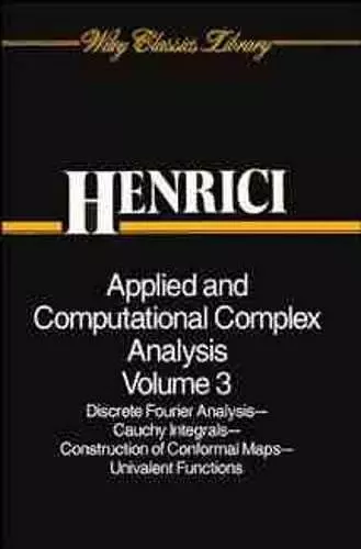 Applied and Computational Complex Analysis, Volume 3 cover