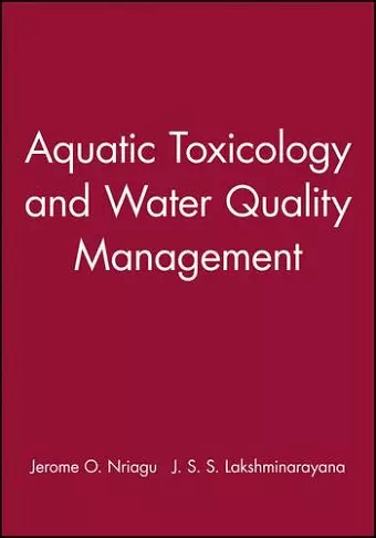 Aquatic Toxicology and Water Quality Management cover