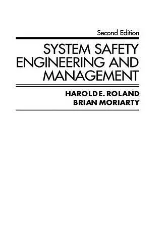 System Safety Engineering and Management cover