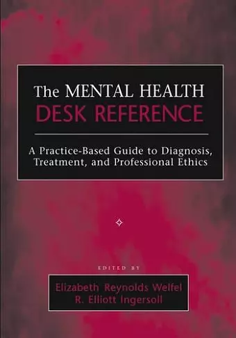 The Mental Health Desk Reference cover