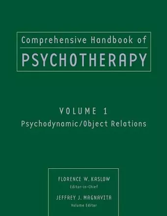 Comprehensive Handbook of Psychotherapy, Psychodynamic / Object Relations cover