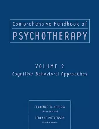 Comprehensive Handbook of Psychotherapy, Cognitive-Behavioral Approaches cover