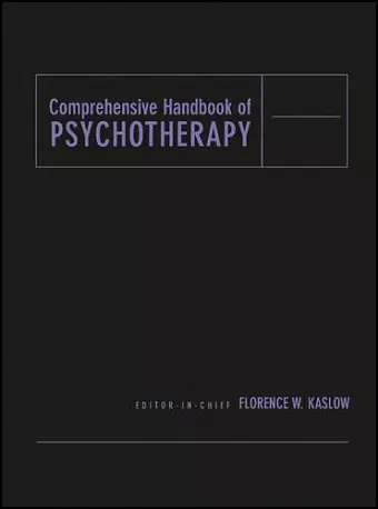 Comprehensive Handbook of Psychotherapy, Set cover