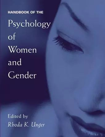 Handbook of the Psychology of Women and Gender cover