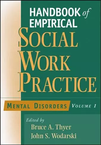 Handbook of Empirical Social Work Practice, Volume 1 cover