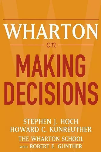 Wharton on Making Decisions cover