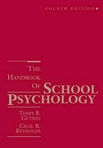 The Handbook of School Psychology cover