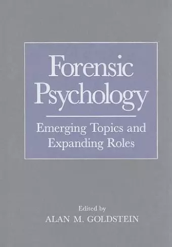 Forensic Psychology cover