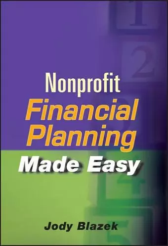 Nonprofit Financial Planning Made Easy cover