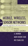 Mobile, Wireless, and Sensor Networks cover