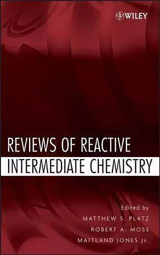 Reviews of Reactive Intermediate Chemistry cover