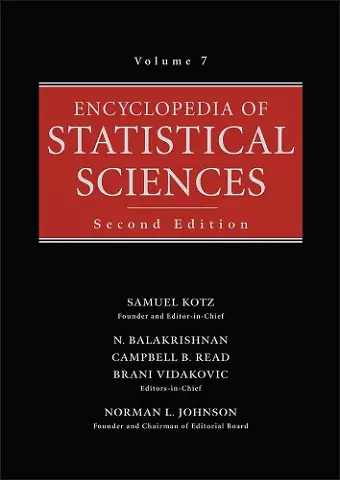 Encyclopedia of Statistical Sciences cover