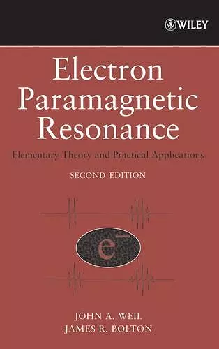 Electron Paramagnetic Resonance cover