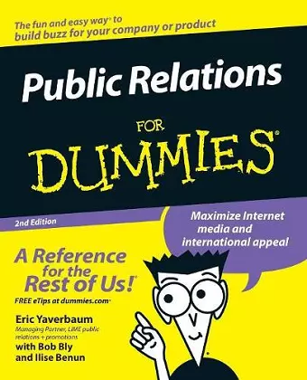 Public Relations For Dummies cover