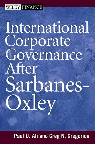 International Corporate Governance After Sarbanes-Oxley cover