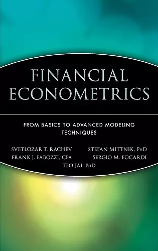 Financial Econometrics cover