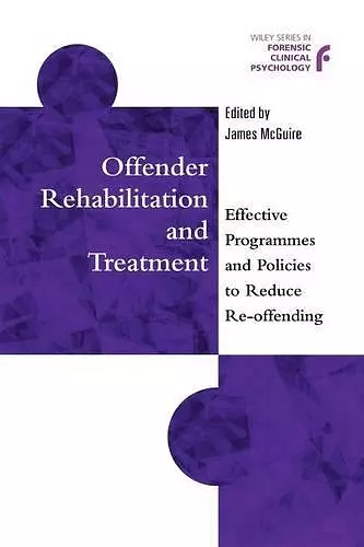 Offender Rehabilitation and Treatment cover