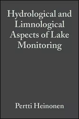 Hydrological and Limnological Aspects of Lake Monitoring cover