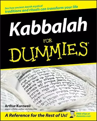 Kabbalah For Dummies cover