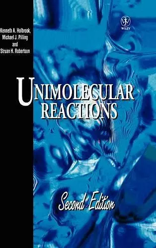 Unimolecular Reactions cover