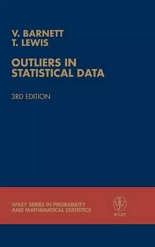 Outliers in Statistical Data cover