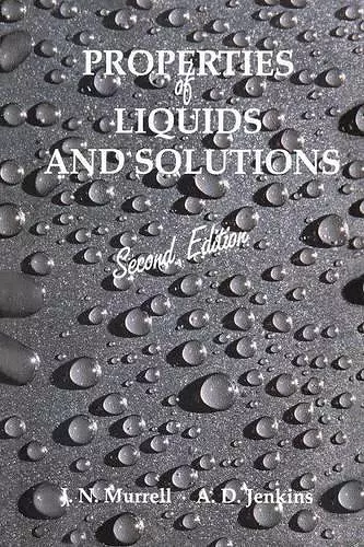 Properties of Liquids and Solutions cover