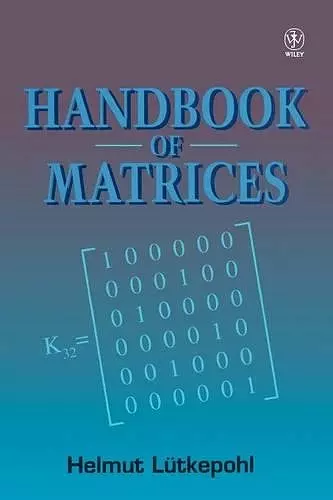 Handbook of Matrices cover