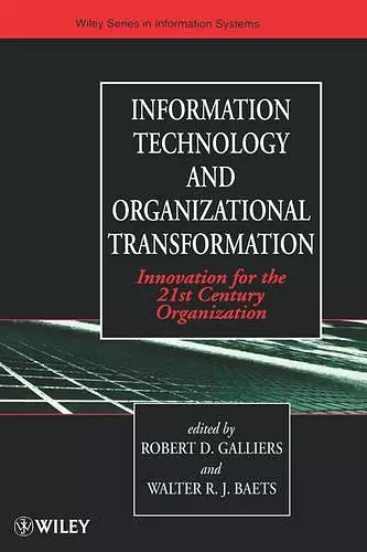 Information Technology and Organizational Transformation cover