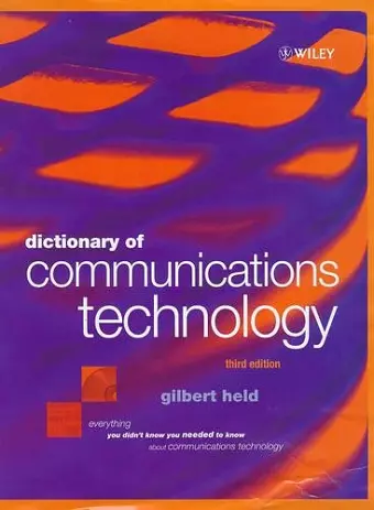 Dictionary of Communications Technology cover