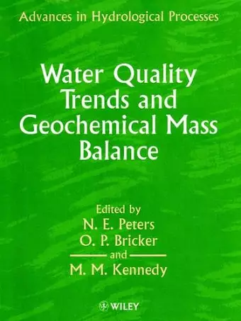 Water Quality Trends and Geochemical Mass Balance cover