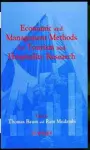 Economic and Management Methods for Tourism and Hospitality Research cover