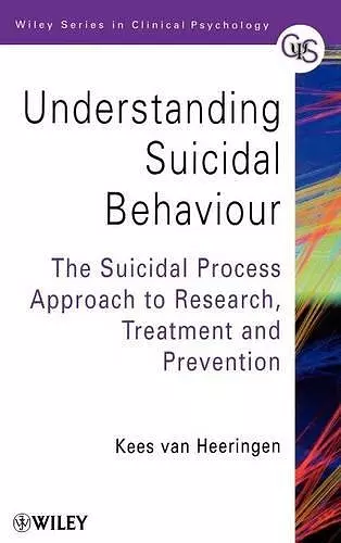 Understanding Suicidal Behaviour cover