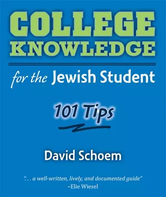 College Knowledge for the Jewish Student cover