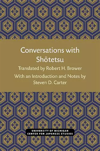 Conversations with Shotetsu cover