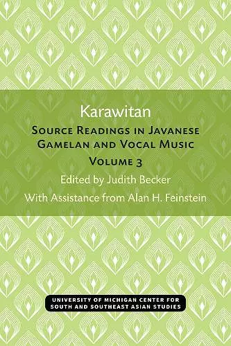 Karawitan, Volume 3 cover