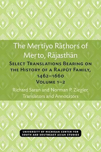 The Mertiyo Rathors of Merto, Rajasthan cover