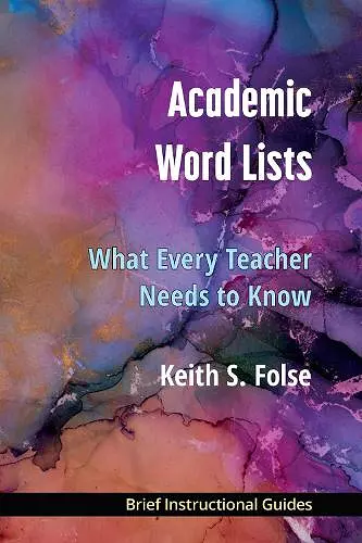 Academic Word Lists cover